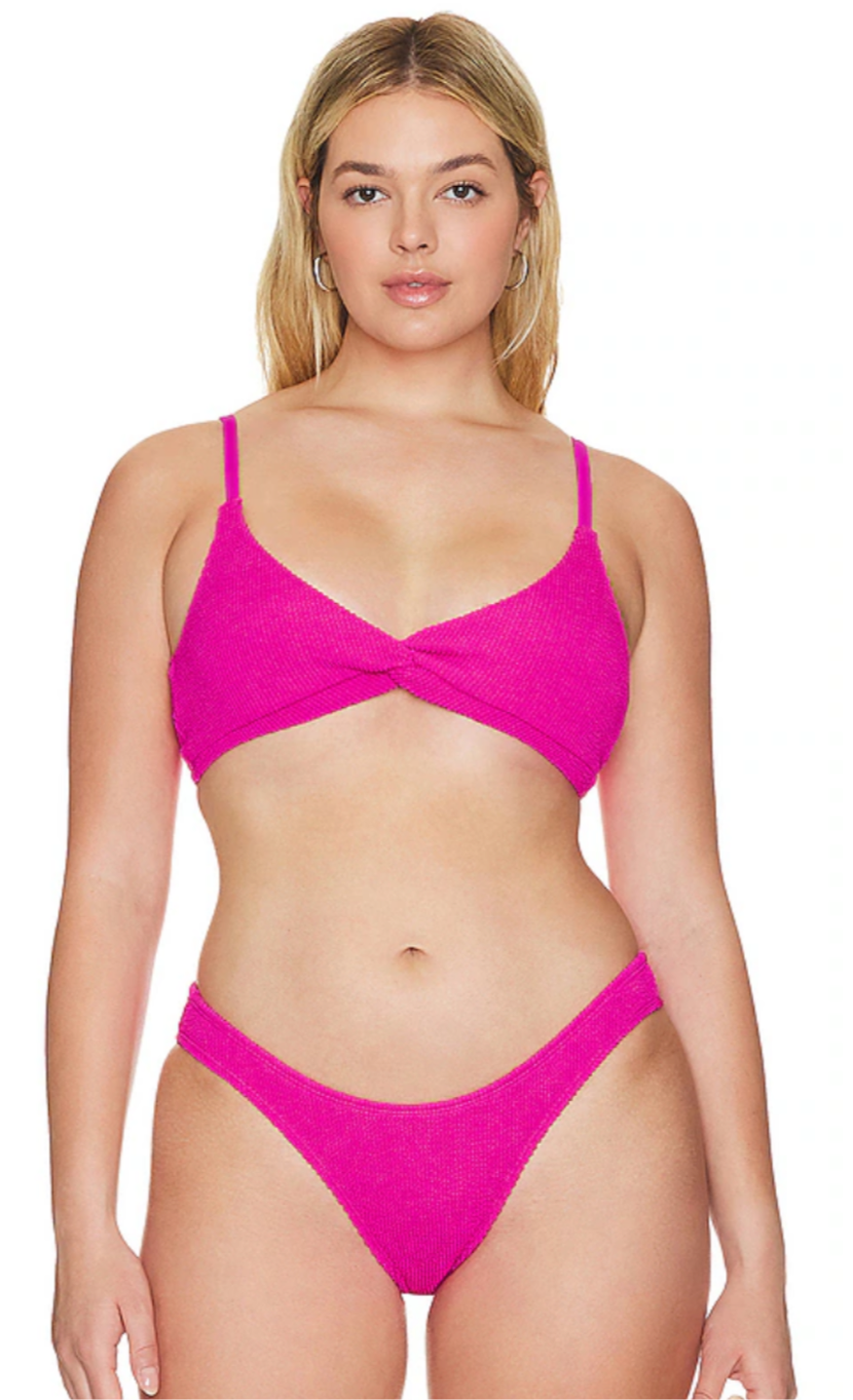 GOOD AMERICAN | ALWAYS FITS TWISTED BIKINI TOP