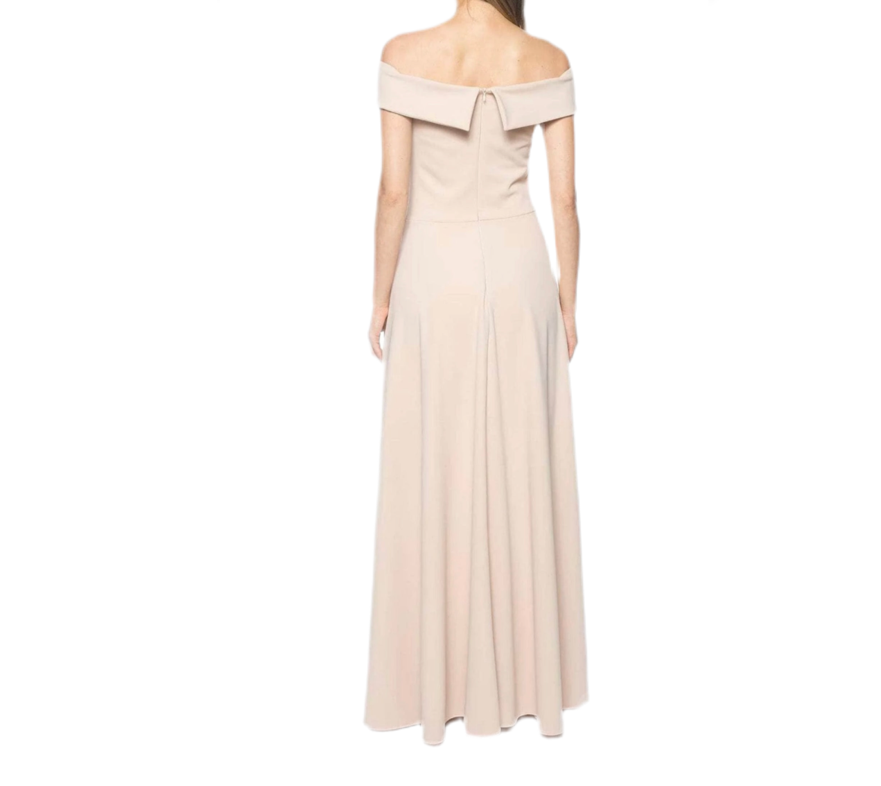 MARINA | OFF THE SHOULDER CREPE JUMPSUIT