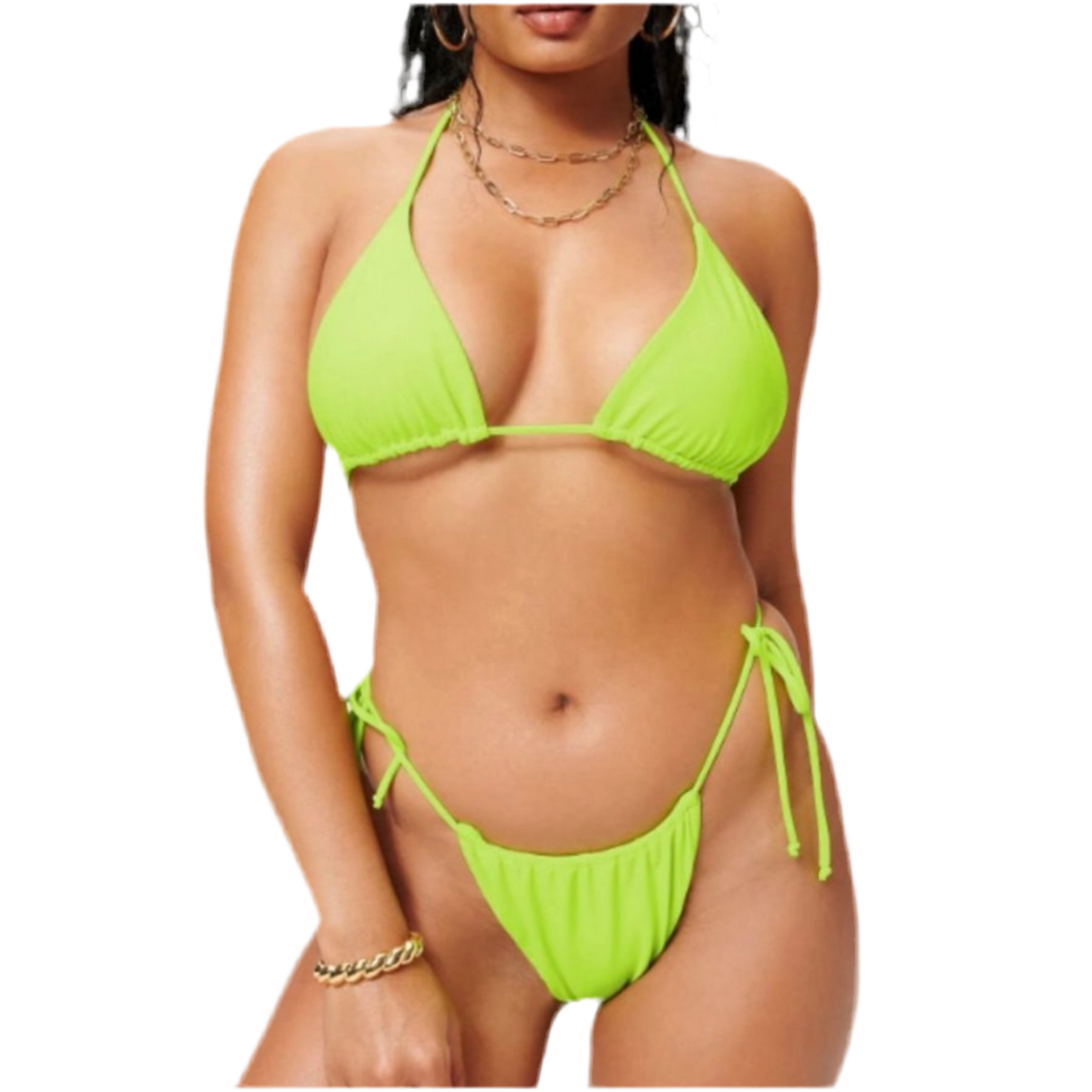 GOOD AMERICAN | ALWAYS FITS TINY TIES BIKINI BOTTOM