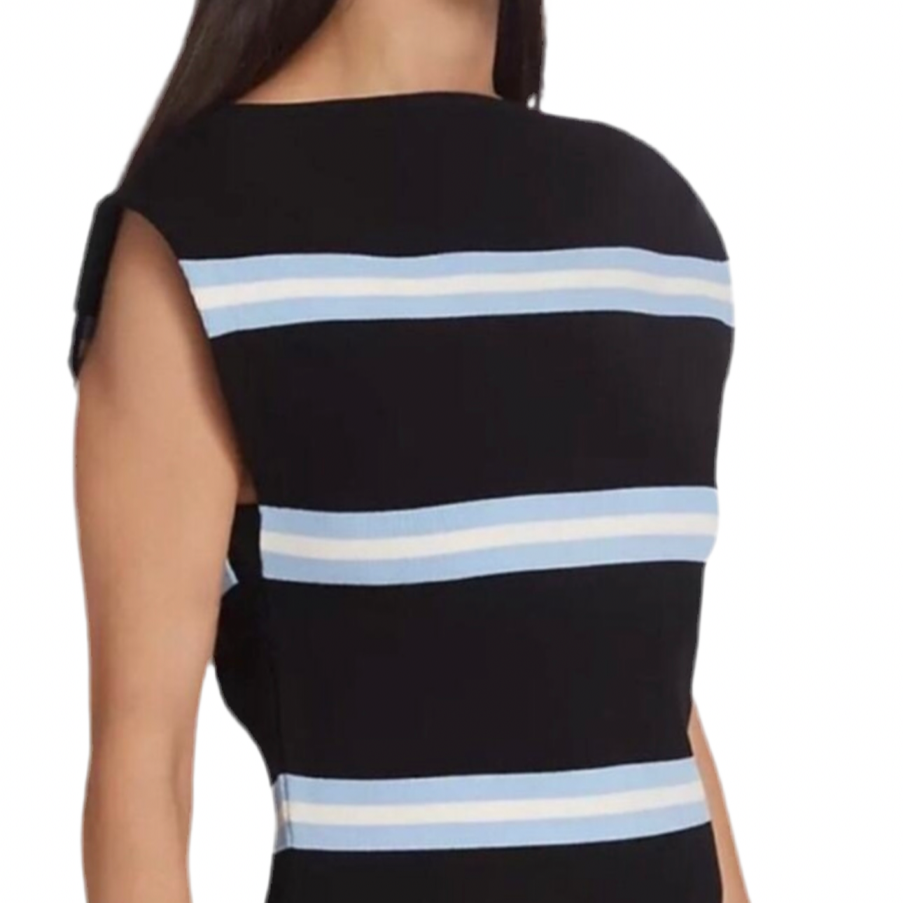 TANYA TAYLOR BLACK ZANITA KNIT TOP